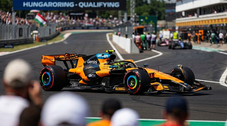 Grand Prix de Hongrie : Norris décroche la pole devant Hamilton, Verstappen à la faute